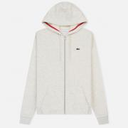 Женская толстовка Lacoste Sport Tennis Full Zip Hoodie Alpes Grey Chine/Goji Red Женская толстовка Lacoste Sport Tennis Full Zip Hoodie Alpes Grey Chine/Goji Red