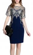 Женская сумка Bigood Женская сетка вышивает кружево Bodycon Mini Dress Party Юбка Женская сумка Bigood Женская сетка вышивает кружево Bodycon Mini Dress Party Юбка