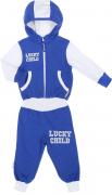 Спортивный костюм детский Lucky Child, цвет: синий, белый. 8-2. Размер 74/80, 6-9 месяцев Спортивный костюм детский Lucky Child, цвет: синий, белый. 8-2. Размер 74/80, 6-9 месяцев