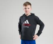 Толстовка с капюшоном (Худи) детская Community Hoody Boxing Kids черно-белая Толстовка с капюшоном (Худи) детская Community Hoody Boxing Kids черно-белая