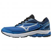 Кроссовки MIZUNO WAVE INSPIRE 13 JR, синий/серебряный/черный Кроссовки MIZUNO WAVE INSPIRE 13 JR, синий/серебряный/черный