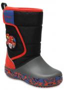 Дутики для мальчика Crocs, цвет: черный, серый. 204722-43J. Размер C6 (23) Дутики для мальчика Crocs, цвет: черный, серый. 204722-43J. Размер C6 (23)