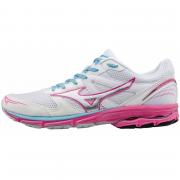 Кроссовки MIZUNO WAVE AERO 15 (W), белый/серебряный/розовый Кроссовки MIZUNO WAVE AERO 15 (W), белый/серебряный/розовый