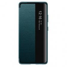 Чехол-кейс MyPads для Samsung Galaxy S21 FE с боковым окном водоотталкивающий зеленый Чехол-кейс MyPads для Samsung Galaxy S21 FE с боковым окном водоотталкивающий зеленый