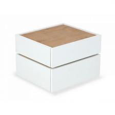 Тумба прикроватная Licata ОГОГО 723075 (белый, бунратти) ОГОГО Обстановочка! Тумба прикроватная Licata ОГОГО 723075 (белый, бунратти) ОГОГО Обстановочка!