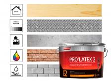 Краска Parade Pro'Latex Е2 латексная, база А, глубокоматовая, 2,7 л Краска Parade Pro'Latex Е2 латексная, база А, глубокоматовая, 2,7 л