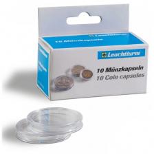 Капсулы CAPS 21 для монет 21 мм, упаковка 10 шт. Производство "Leuchtturm", #327401 Капсулы CAPS 21 для монет 21 мм, упаковка 10 шт. Производство "Leuchtturm", #327401