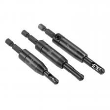 Набор сверл DRELD 3 шт. самоцентрирующихся черных Набор сверл DRELD 3 шт. самоцентрирующихся черных