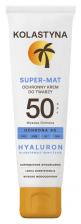 Крем для лица SPF50 солнцезащитный KOLASTYNA Super Mat матирующий 50мл Inna marka Крем для лица SPF50 солнцезащитный KOLASTYNA Super Mat матирующий 50мл Inna marka