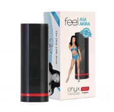 Мастурбатор с Bluetooth Kiiroo Onyx Asa Akira, черный Мастурбатор с Bluetooth Kiiroo Onyx Asa Akira, черный