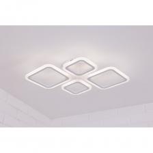 Люстра потолочная Quieto 1905-2+2 - это сочетание долговечных материалов и современного дизайна. Её классические, аккуратно очерченные геометрические формы привносят в интерьер строгость, утонченность и функциональность.ХарактеристикиЦвет: белый; Площадь освещения: до 16 м?; Основание: круглое, диаметр 20 см, металл; Глубина основания: 2,5 см; Рожки: 4 квадратных плафона (2 по 21 см и 2 по 16 см); Втулка: 4,5 см c резьбой и 3 см без резьбы; Общая высота: 8,5 см; Монтаж: к основанию люстры с помощью планки длиной 19 см.Большой радиус освещенияСветодиодная люстра мощностью 72 Вт равномерно освещает пространство до 16 м?, наполняя его ярким и мягким светом. Подходит для натяжных потолков, гипсокартонных, деревянных и бетонных.Экономия энергииПотолочная люстра светодиодная бережно расходует энергию, не излучая инфракрасный и ультрафиолетовый свет. LED-технологии делают её безопасной для здоровья и предотвращают выцветание материалов в интерьере. Акриловые вставки маскируют светодиоды, устраняя мерцание.Простота сборки и установкиПлафоны устанавливаются на основание потолочного светильника с помощью коротких втулок. Светильник светодиодный легко монтируется на потолок при помощи монтажной планки и винтов.Удалённое управлениеЛюстра потолочная светодиодная с пультом имеет 2 режима управления: пульт дистанционного управления и клавиша включения. В комплект светодиодной потолочной люстры входит пульт дистанционного управления на батарейках. Сами батарейки (тип AAA) приобретаются отдельно. Люстра потолочная Quieto 1905-2+2 - это сочетание долговечных материалов и современного дизайна. Её классические, аккуратно очерченные геометрические формы привносят в интерьер строгость, утонченность и функциональность.ХарактеристикиЦвет: белый; Площадь освещения: до 16 м?; Основание: круглое, диаметр 20 см, металл; Глубина основания: 2,5 см; Рожки: 4 квадратных плафона (2 по 21 см и 2 по 16 см); Втулка: 4,5 см c резьбой и 3 см без резьбы; Общая высота: 8,5 см; Монтаж: к основанию люстры с помощью планки длиной 19 см.Большой радиус освещенияСветодиодная люстра мощностью 72 Вт равномерно освещает пространство до 16 м?, наполняя его ярким и мягким светом. Подходит для натяжных потолков, гипсокартонных, деревянных и бетонных.Экономия энергииПотолочная люстра светодиодная бережно расходует энергию, не излучая инфракрасный и ультрафиолетовый свет. LED-технологии делают её безопасной для здоровья и предотвращают выцветание материалов в интерьере. Акриловые вставки маскируют светодиоды, устраняя мерцание.Простота сборки и установкиПлафоны устанавливаются на основание потолочного светильника с помощью коротких втулок. Светильник светодиодный легко монтируется на потолок при помощи монтажной планки и винтов.Удалённое управлениеЛюстра потолочная светодиодная с пультом имеет 2 режима управления: пульт дистанционного управления и клавиша включения. В комплект светодиодной потолочной люстры входит пульт дистанционного управления на батарейках. Сами батарейки (тип AAA) приобретаются отдельно.