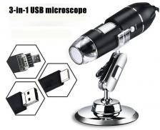 Портативный металлический микроскоп Lefavor 500X-1500X Портативный металлический микроскоп Lefavor 500X-1500X