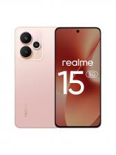 Смартфон realme 15 5G 12/512 ГБ, RU, Dual nano SIM, розовый шелк Смартфон realme 15 5G 12/512 ГБ, RU, Dual nano SIM, розовый шелк