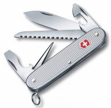 Нож перочинный Victorinox Farmer Alox (0.8241.26) 93мм 9функц. серебристый карт.коробка Нож перочинный Victorinox Farmer Alox (0.8241.26) 93мм 9функц. серебристый карт.коробка