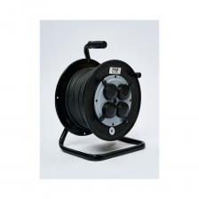 Силовой морозостойкий удлинитель на пластиковой катушке ТОРЭЛЕКТРО предназначен для подключения электрооборудования к сети. Удобен при работе с приборами, находящимися удаленно от стационарной розетки: газонокосилки, электрические пилы, триммеры или электродрели. Кабель изготовлен по ГОСТу.Данный удлинитель можно использовать на открытом воздухе при минусовых температурах на стройках и в быту. Каркас катушки изготовлен из прочного пластика. Розетки снабжены влагозащищенными защитными крышками по стандарту IP 44. Провод КГтп ХЛ устойчив к механическим повреждениям и перепадам температур. Удобно хранить и транспортировать, благодаря компактным размерам.В производстве кабеля используется только высококачественная медь. Подсоединение всех элементов выполнены с наконечниками НШВИ (обжим кабеля), розеточная группа подсоединяется на клеммную колодку, что обеспечивает надежность и долговечность использования.Внимание: всегда перед использованием разматывайте кабель на всю длину! Силовой морозостойкий удлинитель на пластиковой катушке ТОРЭЛЕКТРО предназначен для подключения электрооборудования к сети. Удобен при работе с приборами, находящимися удаленно от стационарной розетки: газонокосилки, электрические пилы, триммеры или электродрели. Кабель изготовлен по ГОСТу.Данный удлинитель можно использовать на открытом воздухе при минусовых температурах на стройках и в быту. Каркас катушки изготовлен из прочного пластика. Розетки снабжены влагозащищенными защитными крышками по стандарту IP 44. Провод КГтп ХЛ устойчив к механическим повреждениям и перепадам температур. Удобно хранить и транспортировать, благодаря компактным размерам.В производстве кабеля используется только высококачественная медь. Подсоединение всех элементов выполнены с наконечниками НШВИ (обжим кабеля), розеточная группа подсоединяется на клеммную колодку, что обеспечивает надежность и долговечность использования.Внимание: всегда перед использованием разматывайте кабель на всю длину!