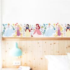 Настенная наклейка Disney мультфильм танцующая принцесса Настенная наклейка Disney мультфильм танцующая принцесса