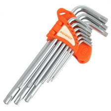 Набор ключей Patriot SKT-9L, TORX, длинные, T10-T50, CRV, 9 шт Набор ключей Patriot SKT-9L, TORX, длинные, T10-T50, CRV, 9 шт