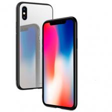 Чехол-накладка для iPhone X\XS HOCO VITREOUS SHADOW PC+TPU серебристо-серый Чехол-накладка для iPhone X\XS HOCO VITREOUS SHADOW PC+TPU серебристо-серый