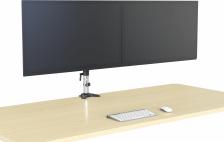 Cactus CS-VM-FE124D-BK черный Кронштейн для 2-х мониторов 15"-27" макс.8кг настольный поворот и наклон Cactus CS-VM-FE124D-BK черный Кронштейн для 2-х мониторов 15"-27" макс.8кг настольный поворот и наклон