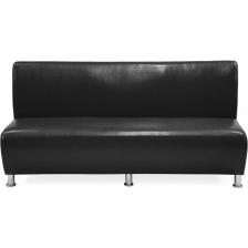 Трехместная секция дивана Секция дивана Мягкий офис Классик трехместная черная КЛ702ЧН Трехместная секция дивана Секция дивана Мягкий офис Классик трехместная черная КЛ702ЧН