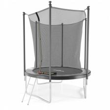 Батут с защитной сеткой DFC JUMP4FUN 6 ft черный с лестницей Батут с защитной сеткой DFC JUMP4FUN 6 ft черный с лестницей