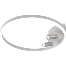 Люстра потолочная RuoloВ ней идеально переплетаются надежность материалов и утонченность современного дизайна. Люстра представляет собой светодиодный овал с двумя точечными спотами – минимализм в его совершенной форме.ХарактеристикиЦвет: белый Площадь освещения: до 10 м?; Мощность: 62 Вт; Основание: овальное, диаметр 13х39. см, металл; Рожки: кольцо 50 см; Общая высота: 7,5 см; Монтаж: к основанию люстры с помощью планки длиной 21 см; Крепление планки к основанию: колпачки.Радиус освещенияСветодиодная люстра мощностью 62 Вт равномерно освещает пространство до 10 м?, наполняя его ярким и мягким светом. Подходит для натяжных потолков, гипсокартонных, деревянных и бетонных.Экономия энергииПотолочная люстра светодиодная экономит энергию, не излучает ИК- и УФ-свет, что делает её безопасной для здоровья и предотвращает выцветание интерьера. Акриловые вставки маскируют светодиоды, устраняя мерцание.Простота сборки и установкиПлафоны устанавливаются на основание потолочного светильника с помощью коротких втулок. Светильник светодиодный легко монтируется на потолок при помощи монтажной планки и винтов.Удалённое управлениеЛюстра потолочная светодиодная с пультом имеет 2 режима управления: пульт дистанционного управления и клавиша включения. В комплект светодиодной потолочной люстры входит пульт дистанционного управления на батарейках. Сами батарейки (тип AAA) приобретаются отдельно. Люстра потолочная RuoloВ ней идеально переплетаются надежность материалов и утонченность современного дизайна. Люстра представляет собой светодиодный овал с двумя точечными спотами – минимализм в его совершенной форме.ХарактеристикиЦвет: белый Площадь освещения: до 10 м?; Мощность: 62 Вт; Основание: овальное, диаметр 13х39. см, металл; Рожки: кольцо 50 см; Общая высота: 7,5 см; Монтаж: к основанию люстры с помощью планки длиной 21 см; Крепление планки к основанию: колпачки.Радиус освещенияСветодиодная люстра мощностью 62 Вт равномерно освещает пространство до 10 м?, наполняя его ярким и мягким светом. Подходит для натяжных потолков, гипсокартонных, деревянных и бетонных.Экономия энергииПотолочная люстра светодиодная экономит энергию, не излучает ИК- и УФ-свет, что делает её безопасной для здоровья и предотвращает выцветание интерьера. Акриловые вставки маскируют светодиоды, устраняя мерцание.Простота сборки и установкиПлафоны устанавливаются на основание потолочного светильника с помощью коротких втулок. Светильник светодиодный легко монтируется на потолок при помощи монтажной планки и винтов.Удалённое управлениеЛюстра потолочная светодиодная с пультом имеет 2 режима управления: пульт дистанционного управления и клавиша включения. В комплект светодиодной потолочной люстры входит пульт дистанционного управления на батарейках. Сами батарейки (тип AAA) приобретаются отдельно.