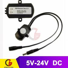 Инфракрасный мини-датчик движения, с переключателем, для комнатных и уличных светсветильник льников светодиод включения/выключения, 5 В, 12 В, 24 В, 5 А Инфракрасный мини-датчик движения, с переключателем, для комнатных и уличных светсветильник льников светодиод включения/выключения, 5 В, 12 В, 24 В, 5 А