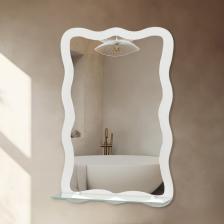 Зеркало интерьерное настенное «Облако», с пескоструйной графикой, с полочкой, 40.5x60 см Зеркало интерьерное настенное «Облако», с пескоструйной графикой, с полочкой, 40.5x60 см