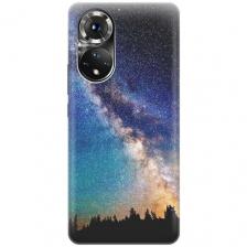 Силиконовый чехол Лес и звезды на Huawei Nova 9 / Honor 50 / Хонор 50 / Хуавей Нова 9 Силиконовый чехол Лес и звезды на Huawei Nova 9 / Honor 50 / Хонор 50 / Хуавей Нова 9