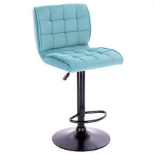 Барный стул Everprof Richy Ткань Бирюзовый Барный стул Everprof Richy Ткань Бирюзовый