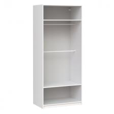 стеллаж МАКС 1000х580х2330мм белый ЛДСП стеллаж МАКС 1000х580х2330мм белый ЛДСП