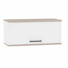 Шкаф навесной Aurelio 4, 800x355x362 мм, цвет белый/блеквуд сатиновый Шкаф навесной Aurelio 4, 800x355x362 мм, цвет белый/блеквуд сатиновый