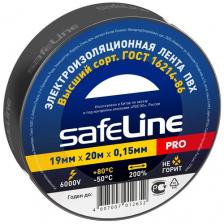 Изолента Safeline 19/20 черный 9366 15525320 Изолента Safeline 19/20 черный 9366 15525320