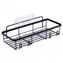 Подвесная полка для ванной комнаты изготовлена из металла с порошковой окраской, который надежно защищен от коррозии. Прямоугольная полка отлично подойдет для хранения тюбиков, гелей для душа, шампуней, мочалок и прочего. Изделие крепится к стене с помощью надежных крючков на самоклеящейся основе.Размер полки: 30,5х12х5,8 см. Размер общий: 30,5х12,5х10,5 см. Максимальная нагрузка: 3 кг Подвесная полка для ванной комнаты изготовлена из металла с порошковой окраской, который надежно защищен от коррозии. Прямоугольная полка отлично подойдет для хранения тюбиков, гелей для душа, шампуней, мочалок и прочего. Изделие крепится к стене с помощью надежных крючков на самоклеящейся основе.Размер полки: 30,5х12х5,8 см. Размер общий: 30,5х12,5х10,5 см. Максимальная нагрузка: 3 кг