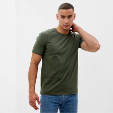 Футболка мужская MINAKU Map, размер 52, хаки Футболка мужская MINAKU Map, размер 52, хаки