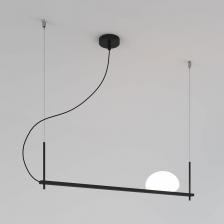 Подвесной светильник 70145/1 в черном цвете предназначен для создания дополнительного освещения и акцентной подсветки в современных интерьерах. Светильник со сменными лампами G9 создаст качественное освещение на площади 2 м кв. и подсветит рабочие зоны на кухне, в зале, в кабинете и в других местах.Светильник со стеклянным плафоном оборудован системой регулировки высоты подвеса, позволяющей размещать изделие на разных уровнях, уменьшая или увеличивая угол рассеивания светового потока. Подвесной светильник просто устанавливается на натяжных потолках при помощи монтажной планки. Подвесной светильник 70145/1 в черном цвете предназначен для создания дополнительного освещения и акцентной подсветки в современных интерьерах. Светильник со сменными лампами G9 создаст качественное освещение на площади 2 м кв. и подсветит рабочие зоны на кухне, в зале, в кабинете и в других местах.Светильник со стеклянным плафоном оборудован системой регулировки высоты подвеса, позволяющей размещать изделие на разных уровнях, уменьшая или увеличивая угол рассеивания светового потока. Подвесной светильник просто устанавливается на натяжных потолках при помощи монтажной планки.