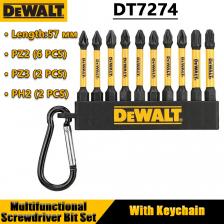 DEWALT DT7274 10 шт. 57 мм PZ2 PZ3 PH2 Набор ударных отверток Сверла Винты из быстрорежущей стали Аксессуары для электроинструментов DEWALT DT7274 10 шт. 57 мм PZ2 PZ3 PH2 Набор ударных отверток Сверла Винты из быстрорежущей стали Аксессуары для электроинструментов