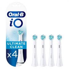 Насадки для зубной щетки Oral-B iO Ultimate Clean, белые, 4 шт., для электрических щеток iO Насадки для зубной щетки Oral-B iO Ultimate Clean, белые, 4 шт., для электрических щеток iO
