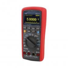 Промышленный цифровой мультиметр APPA 513 Более 10 измерений, включая: измерение переменного (АС) и постоянного (DC) тока до 10 А, переменного (АС) и постоянного (DC) напряжения до 1000 В, емкости до 60 мФ, сопротивления до 60 МОм, проводимости, испытание p-n переходов, проверку целостности цепи, мониторинг частоты, измерение температуры, скважности импульсов и измерение токовой петли (4-20 мА)% Базовая погрешность (DCV): ±0,025 %+5 е.м.р. Режим измерения AC+DC для напряжения и тока (переменный сигнал c постоянной составляющей) Низкоомный вход LoZ для уменьшения паразитных наводок Функция VFC для измерений в цепях инверторов и частотных преобразователей с ШИМ Бесконтактный детектор (NCV) наличия переменного напряжения выше 100 В Регистрация Min/ Max/ AVG и пиковых значений / Peak Режим относительных измерений (Rel) Удержание показаний (Hold) Частотный диапазон 45 Гц…100 кГц для измерения переменного напряжения и переменного тока Выбор диапазона Авто/Ручной Полярность: автоматически Подсветка и 3 градации яркости Поддержка отображения нескольких результатов измерений одновременно на двойном дисплее Автоматическое выключение питания по установленному времени (5 - 30 мин) Запись и удаление текущих показаний в память 9999 значений Стандартный USB интерфейс для связи с ПК Промышленный цифровой мультиметр APPA 513 Более 10 измерений, включая: измерение переменного (АС) и постоянного (DC) тока до 10 А, переменного (АС) и постоянного (DC) напряжения до 1000 В, емкости до 60 мФ, сопротивления до 60 МОм, проводимости, испытание p-n переходов, проверку целостности цепи, мониторинг частоты, измерение температуры, скважности импульсов и измерение токовой петли (4-20 мА)% Базовая погрешность (DCV): ±0,025 %+5 е.м.р. Режим измерения AC+DC для напряжения и тока (переменный сигнал c постоянной составляющей) Низкоомный вход LoZ для уменьшения паразитных наводок Функция VFC для измерений в цепях инверторов и частотных преобразователей с ШИМ Бесконтактный детектор (NCV) наличия переменного напряжения выше 100 В Регистрация Min/ Max/ AVG и пиковых значений / Peak Режим относительных измерений (Rel) Удержание показаний (Hold) Частотный диапазон 45 Гц…100 кГц для измерения переменного напряжения и переменного тока Выбор диапазона Авто/Ручной Полярность: автоматически Подсветка и 3 градации яркости Поддержка отображения нескольких результатов измерений одновременно на двойном дисплее Автоматическое выключение питания по установленному времени (5 - 30 мин) Запись и удаление текущих показаний в память 9999 значений Стандартный USB интерфейс для связи с ПК