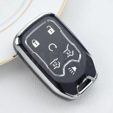 Чехол для автомобильного ключа, из ТПУ, для GMC Yukon XL, Sierra Land надлежащего качества, для Chevrolet Tahoe 2015-2020, защитный держатель для дистанционного ключа без ключа Чехол для автомобильного ключа, из ТПУ, для GMC Yukon XL, Sierra Land надлежащего качества, для Chevrolet Tahoe 2015-2020, защитный держатель для дистанционного ключа без ключа