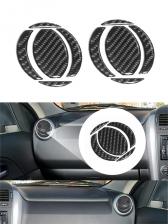 Автомобильные аксессуары, автомобильные наклейки из углеродного волокна для защиты от запотевания воздуха, декоративные черные наклейки для SUZUKI GRAND VITARA 2006 2007 2008 Автомобильные аксессуары, автомобильные наклейки из углеродного волокна для защиты от запотевания воздуха, декоративные черные наклейки для SUZUKI GRAND VITARA 2006 2007 2008