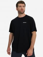 Футболка мужская Patagonia Logo, Черный Футболка мужская Patagonia Logo, Черный