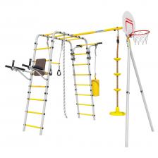 Дачный комплекс Romana Fitness + ДИСК качели 103.20.05 серый\жёлтый Дачный комплекс Romana Fitness + ДИСК качели 103.20.05 серый\жёлтый