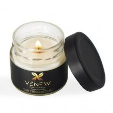 VENEW Свеча ароматическая с деревянным фитилем Tobacco Vanille 100 VENEW Свеча ароматическая с деревянным фитилем Tobacco Vanille 100