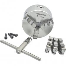 Трехкулачковый токарный патрон Патрон токарный 125 мм 3-х кулачковый 7100-0003П К11-125 TORNERI 038981 Трехкулачковый токарный патрон Патрон токарный 125 мм 3-х кулачковый 7100-0003П К11-125 TORNERI 038981