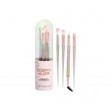 Набор кистей для макияжа Universe Glow, мягкие и бережные для кожи, комплект из 4 штук Sephora Набор кистей для макияжа Universe Glow, мягкие и бережные для кожи, комплект из 4 штук Sephora