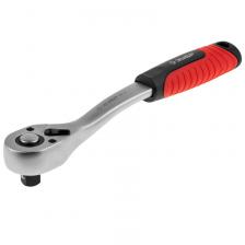 Трещотка для торцовых головок Зубр "Эксперт" 27730-3/8, (3/8"), Cr-V, 72 зубца, хроматированное покрытие, быстрый сброс Трещотка для торцовых головок Зубр "Эксперт" 27730-3/8, (3/8"), Cr-V, 72 зубца, хроматированное покрытие, быстрый сброс