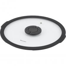 Крышка стеклянная WERNER IMOLA с силиконовым ободком и складной нейлоновой ручкой. Силиконовый обод крышки делает ее абсолютно бесшумной, что оценит любая хозяйка. Крышка имеет два отверстия по бокам силиконового обода: для выпуска пара и для слива воды, например, при приготовлении макарон или креветок. Еще одно отверстие для выхода пара находится непосредственно на стекле крышки. Также на крышке расположены упоры для больших пальцев в виде рельефных точек, чтобы удобно было ее удерживать при сливе жидкости. Еще одно достоинство дизайна крышки состоит в том, что нейлоновая ручка-бабочка может складываться, после чего крышка становится абсолютно плоской для удобства хранения. Крышка стеклянная WERNER IMOLA с силиконовым ободком и складной нейлоновой ручкой. Силиконовый обод крышки делает ее абсолютно бесшумной, что оценит любая хозяйка. Крышка имеет два отверстия по бокам силиконового обода: для выпуска пара и для слива воды, например, при приготовлении макарон или креветок. Еще одно отверстие для выхода пара находится непосредственно на стекле крышки. Также на крышке расположены упоры для больших пальцев в виде рельефных точек, чтобы удобно было ее удерживать при сливе жидкости. Еще одно достоинство дизайна крышки состоит в том, что нейлоновая ручка-бабочка может складываться, после чего крышка становится абсолютно плоской для удобства хранения.