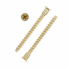 Стяжка шурупная ТУНДРА krep 7.0x70 PZ, латунированные 10 шт. Стяжка шурупная ТУНДРА krep 7.0x70 PZ, латунированные 10 шт.