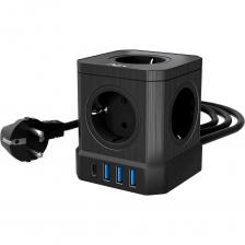 Сетевой фильтр башенного типа TP-VE4U5E-C с USB Type-A и USB Type-C (поддержка быстрой зарядки до 20 Вт) — это практичное и функциональное решение для организации электропитания в любом помещении. Он позволяет подключать сразу несколько устройств и одновременно заряжать смартфоны, планшеты, решая проблему дефицита розеток. Эргономичная и продуманная конструкция Модель оснащена удобным выключателем и предохранителем, встроенным в розетку, а также оптимально сбалансированным набором разъёмов: 5 розеток европейского стандарта (тип F) 3 разъема USB Type-A 1 разъем USB Type-C с поддержкой быстрой зарядки Повышенный уровень безопасности Удлинитель разработан с учётом всех современных требований к защите бытовой и офисной техники, включая чувствительную электронику — ноутбуки, компьютеры, телевизоры, аудиосистемы, кухонную (в том числе холодильники и стиральные машины) и климатическую технику. Встроенная многоуровневая система безопасности обеспечивает защиту от: перегрузки по току короткого замыкания импульсных электросетевых помех перенапряжения перезаряда аккумуляторов (включая защиту USB-разъемов) перегрева и возгорания (корпус из самозатухающего пластика ABS, UL94 V-0) Прочные материалы и высокое качество сборки Контакты розеток имеют никелированное покрытие — в отличие от более дешёвого латунного, оно устойчиво к коррозии и окислению, что особенно важно при длительной эксплуатации. Корпус устройства выполнен из профессионального ударопрочного композита на базе ABS и модифицированного поликарбоната, обладающего высокой термостойкостью и стойкостью к возгоранию. Сетевой фильтр TP-VE4U5E-C идеально подходит для домашнего и офисного использования, в том числе в детских комнатах благодаря повышенной безопасности. Сетевой фильтр башенного типа TP-VE4U5E-C с USB Type-A и USB Type-C (поддержка быстрой зарядки до 20 Вт) — это практичное и функциональное решение для организации электропитания в любом помещении. Он позволяет подключать сразу несколько устройств и одновременно заряжать смартфоны, планшеты, решая проблему дефицита розеток. Эргономичная и продуманная конструкция Модель оснащена удобным выключателем и предохранителем, встроенным в розетку, а также оптимально сбалансированным набором разъёмов: 5 розеток европейского стандарта (тип F) 3 разъема USB Type-A 1 разъем USB Type-C с поддержкой быстрой зарядки Повышенный уровень безопасности Удлинитель разработан с учётом всех современных требований к защите бытовой и офисной техники, включая чувствительную электронику — ноутбуки, компьютеры, телевизоры, аудиосистемы, кухонную (в том числе холодильники и стиральные машины) и климатическую технику. Встроенная многоуровневая система безопасности обеспечивает защиту от: перегрузки по току короткого замыкания импульсных электросетевых помех перенапряжения перезаряда аккумуляторов (включая защиту USB-разъемов) перегрева и возгорания (корпус из самозатухающего пластика ABS, UL94 V-0) Прочные материалы и высокое качество сборки Контакты розеток имеют никелированное покрытие — в отличие от более дешёвого латунного, оно устойчиво к коррозии и окислению, что особенно важно при длительной эксплуатации. Корпус устройства выполнен из профессионального ударопрочного композита на базе ABS и модифицированного поликарбоната, обладающего высокой термостойкостью и стойкостью к возгоранию. Сетевой фильтр TP-VE4U5E-C идеально подходит для домашнего и офисного использования, в том числе в детских комнатах благодаря повышенной безопасности.